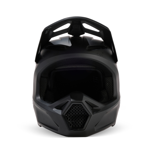 Kask Motocyklowy cross quad FOX V1 SOLID MATTE BLACK