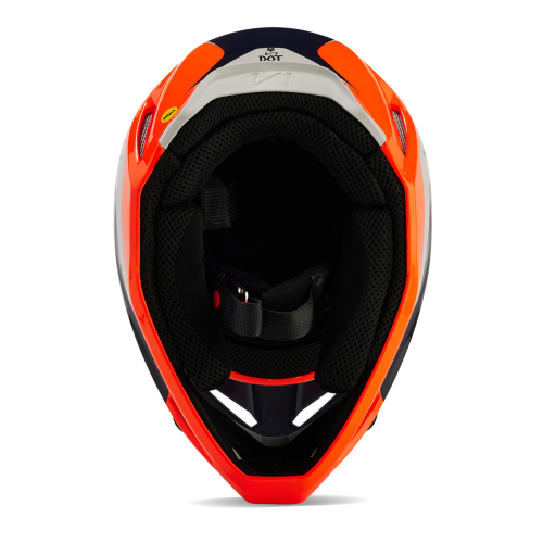 Kask Motocyklowy cross quad FOX V1 NITRO FLUORESCENT ORANGE