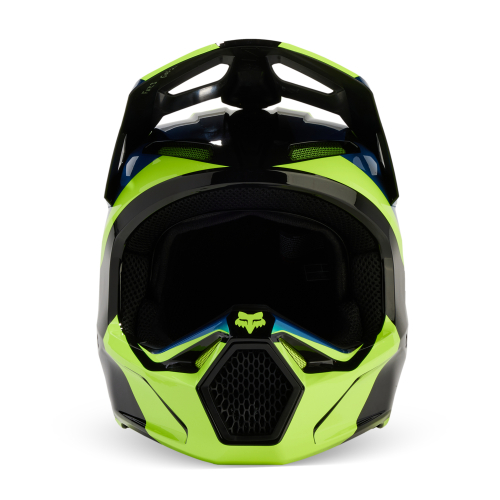 Kask Motocyklowy cross quad FOX V1 STREAK BLACK/YELLOW