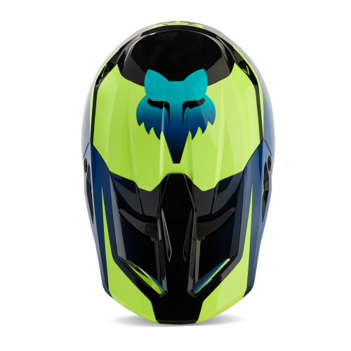Kask Motocyklowy cross quad FOX V1 STREAK BLACK/YELLOW
