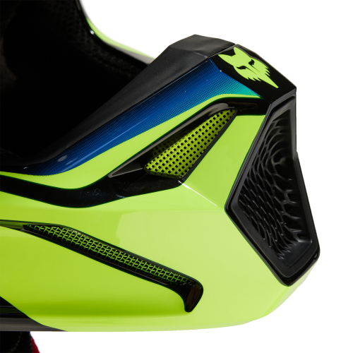 Kask Motocyklowy cross quad FOX V1 STREAK BLACK/YELLOW