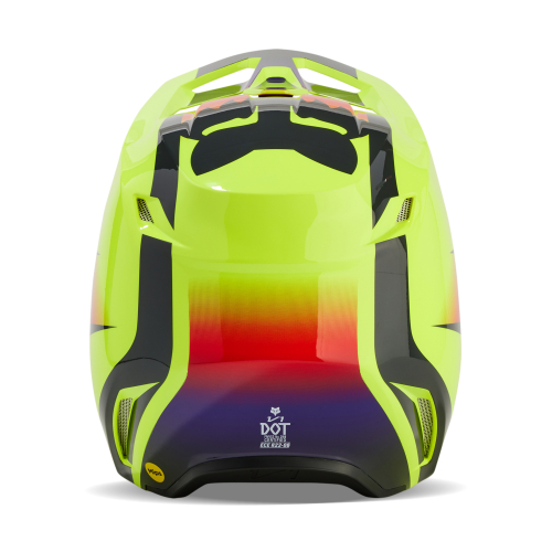 Kask Motocyklowy cross quad FOX V1 FLORA YELLOW