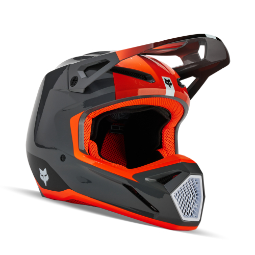 Kask Motocyklowy cross quad FOX V1 BALLAST GREY/ORANGE