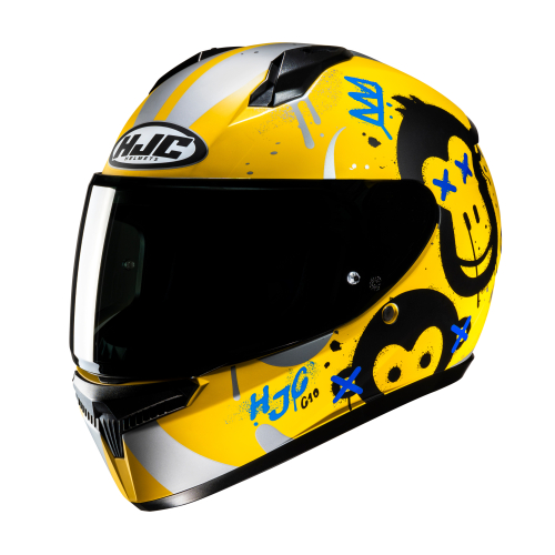 Kask Motocyklowy HJC C10 GETI YELLOW/SILVER