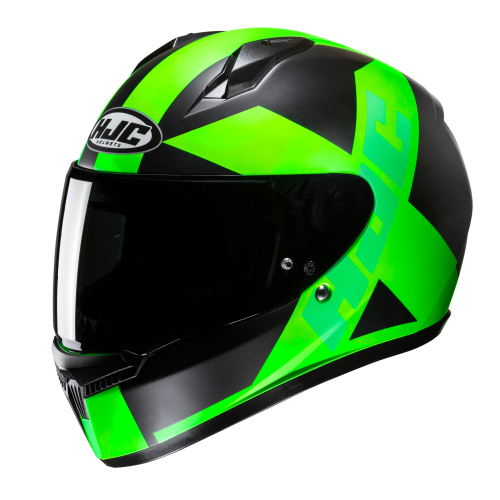 Kask Motocyklowy HJC C10 TEZ FLUO GREEN/BLACK