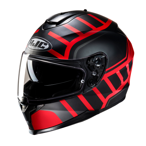 Kask Motocyklowy HJC C70N HOLT BLACK/RED