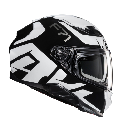 Kask Motocyklowy HJC F71 BARD BLACK/WHITE