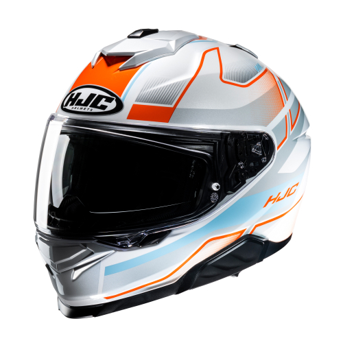 Kask Motocyklowy HJC I71 IORIX SILVER/ORANGE