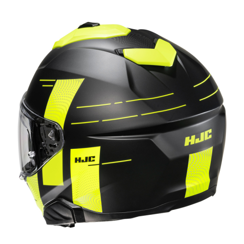 Kask Motocyklowy HJC I71 PEKA BLACK/YELLOW
