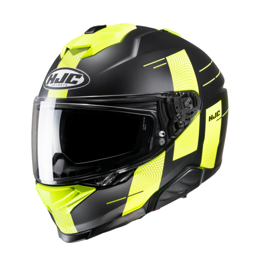 Kask Motocyklowy HJC I71 PEKA BLACK/YELLOW