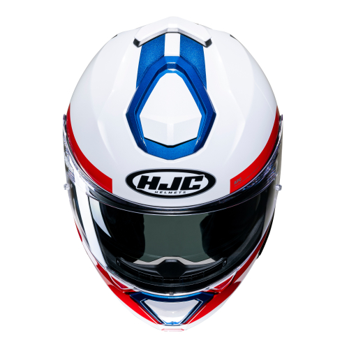 Kask Motocyklowy szczękowy HJC I91 BINA WHITE/BLUE
