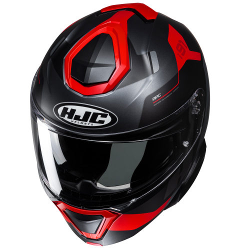 Kask Motocyklowy szczękowy HJC I91 CARST BLACK/RED