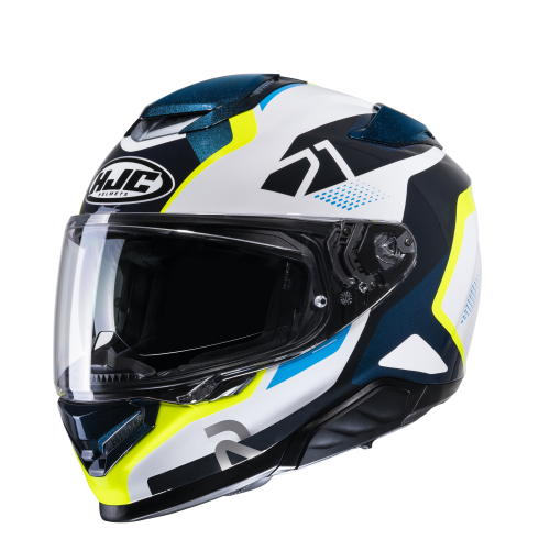 Kask Motocyklowy HJC RPHA71 HAPEL BLUE/YELLOW