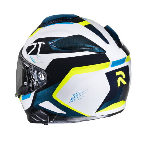 Kask Motocyklowy HJC RPHA71 HAPEL BLUE/YELLOW