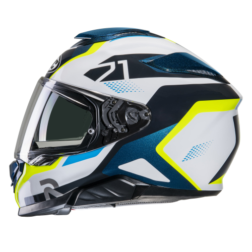 Kask Motocyklowy HJC RPHA71 HAPEL BLUE/YELLOW