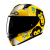 Kask Motocyklowy HJC C10 GETI YELLOW/SILVER