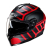 Kask Motocyklowy HJC C70N HOLT BLACK/RED