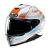 Kask Motocyklowy HJC I71 IORIX SILVER/ORANGE