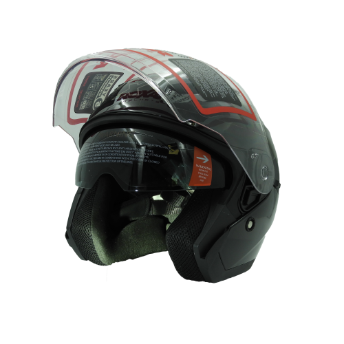 Kask Motocyklowy ROXAR ORLANDO EVO Z-LINE BLACK METAL