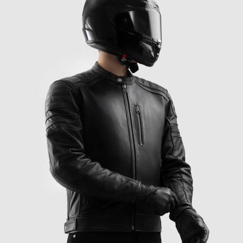 Kurtka motocyklowa skórzana OZONE COLT BLACK