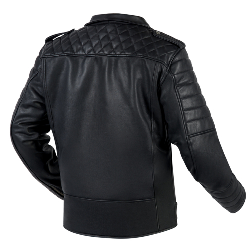 Kurtka motocyklowa skórzana ramoneska OZONE RAMONES MODERN MATT BLACK