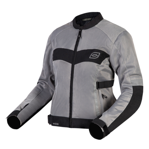 Kurtka motocyklowa damska letnia OZONE DART LADY SILVER/BLACKKurtka motocyklowa damska letnia OZONE DART LADY SILVER/BLA