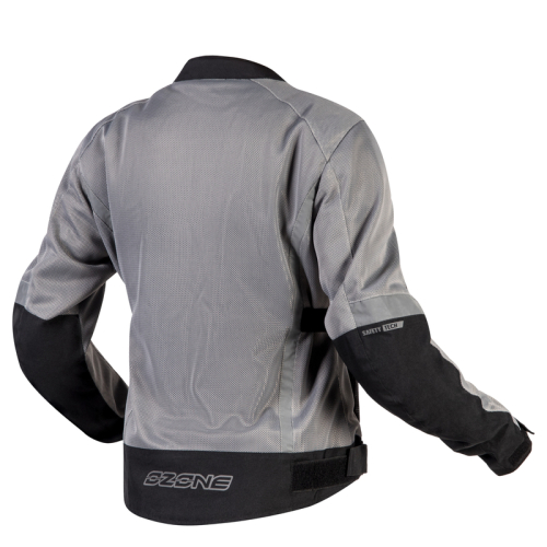 Kurtka motocyklowa damska letnia OZONE DART LADY SILVER/BLACK