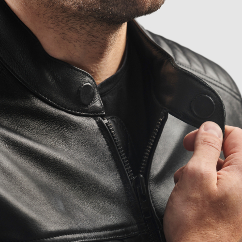 Kurtka motocyklowa skórzana REBELHORN HUNTER II MATT BLACK