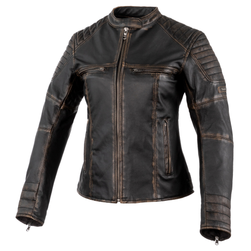 Kurtka motocyklowa skórzana damska REBELHORN HUNTER PRO LADY VINTAGE BLACK