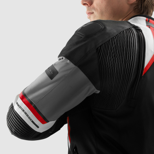 Kurtka motocyklowa REBELHORN BORG II BLACK/GREY/RED