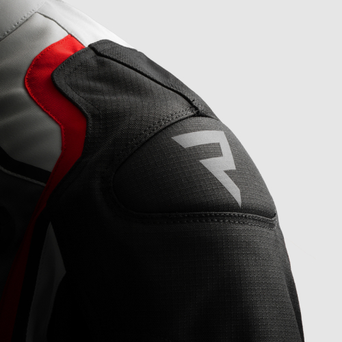 Kurtka motocyklowa REBELHORN BORG II BLACK/GREY/RED