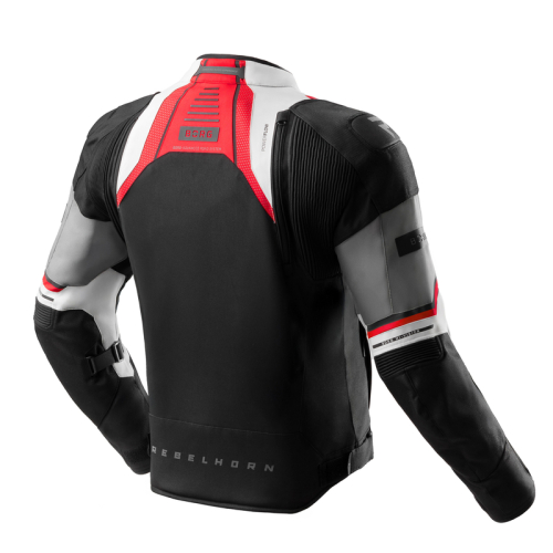 Kurtka motocyklowa REBELHORN BORG II BLACK/GREY/RED