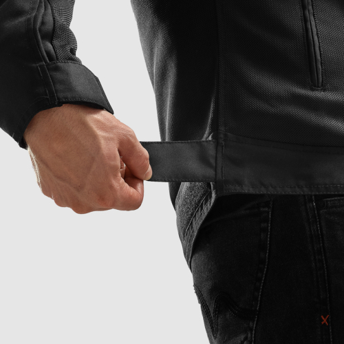 Kurtka motocyklowa REBELHORN ECHO BLACK/FLUO YELLOW