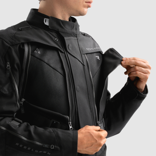 Kurtka motocyklowa REBELHORN HARDY 3.0 BLACK