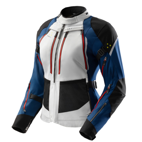 Kurtka motocyklowa damska REBELHORN HARDY 3.0 LADY BLUE/GREY/RED