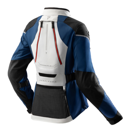 Kurtka motocyklowa damska REBELHORN HARDY 3.0 LADY BLUE/GREY/RED