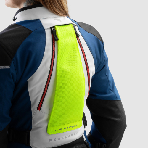 Kurtka motocyklowa damska REBELHORN HARDY 3.0 LADY BLUE/GREY/RED