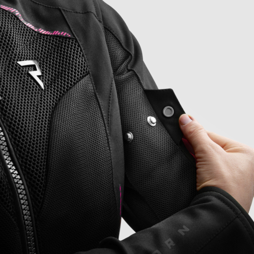 Kurtka motocyklowa damska REBELHORN JAX LADY BLACK/PINK