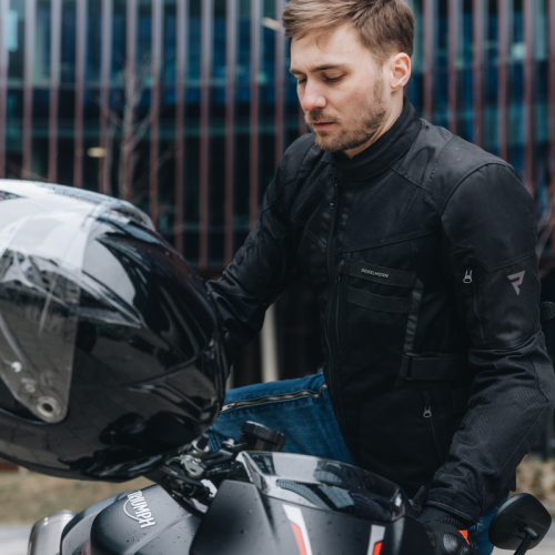 Kurtka motocyklowa letnia REBELHORN SCANDAL II BLACK