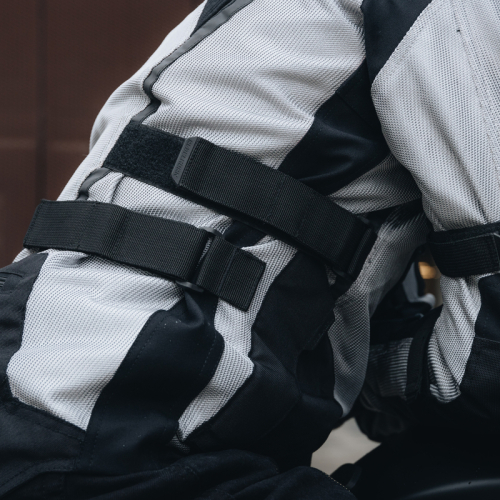 Kurtka motocyklowa letnia REBELHORN SCANDAL II SILVER/BLACK