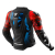 Kurtka motocyklowa skórzana sportowa REBELHORN INFERNO BLACK/BLUE/WHITE/RED