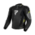 Kurtka motocyklowa skórzana sportowa REBELHORN VELOCE BLACK/GREY/FLUO YELLOW