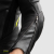 Kurtka motocyklowa skórzana sportowa REBELHORN VELOCE BLACK/GREY/FLUO YELLOW