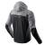 Kurtka motocyklowa softshell REBELHORN SLASH NORIAKI BLACK/WHITE