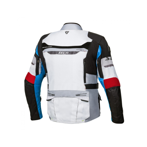 Kurtka motocyklowa SECA ARRAKIS II GREY/BLUE/RED