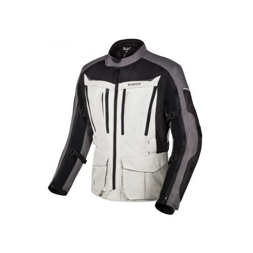 Kurtka motocyklowa SECA DISCOVERY GREY