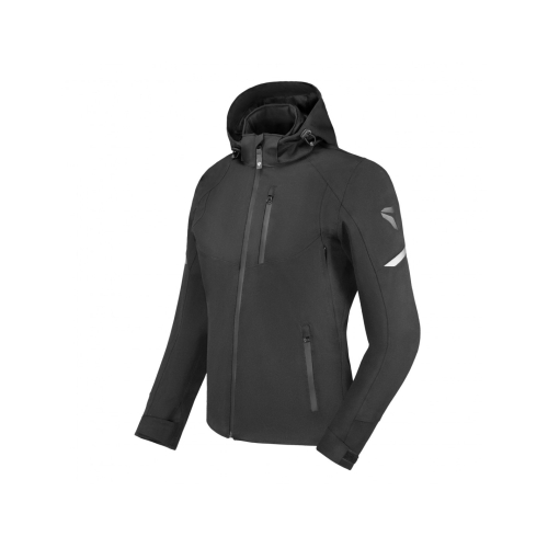 Kurtka motocyklowa softshell damska SECA DISTRICT LADY BLACK