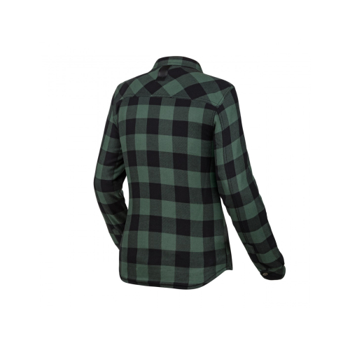 Koszula motocyklowa damska flanelowa SECA MARSHAL II LADY GREEN