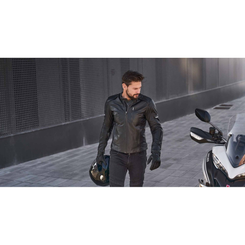 Kurtka motocyklowa skórzana SHIMA HUNTER+ 2.0 BLACK