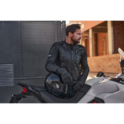 Kurtka motocyklowa skórzana SHIMA HUNTER+ 2.0 BLACK